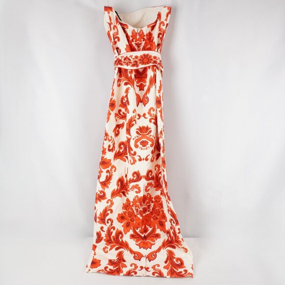 Cara Cara Newcastle Stretch Crepe Strapless Dress in Fiore Red - Size 2 - NWT - Picture 3 of 9